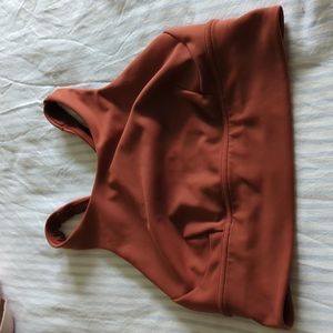 Lululemon Wunder Train Sports Bra - dark terracotta